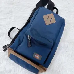 【美品】Dickies ディッキーズ ボディバッグ ワンショルダーバッグ ブルー