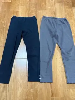 リブ編みボトムス セット