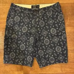 Abercrombie & Fitch ペイズリー柄 ショートパンツ 29