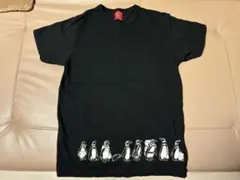 ペンギンと飛行機デザイン Tシャツ Mサイズのサムネイル