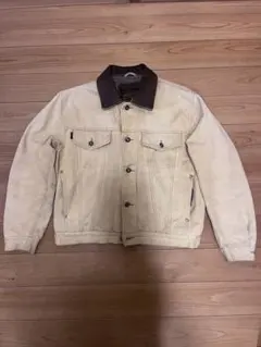 REDSKINS レッドスキンズ キャンバス ワークジャケット レザーカラー M