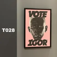 【額付き】A4ポスター Tyler, The Creator hip hop