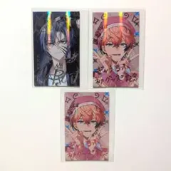 つ*む様 にじさんじ ぎゃうるふ ランダムチェキ風カード 小柳ロウ 赤城ウェン