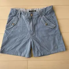 ポンポネット ジュニア デニム風ショートパンツ　サイズM（150）