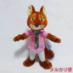 ズートピア2　ニック　アロハシャツ　ぬいぐるみキーホルダー　ディズニー