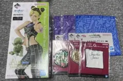 一番くじ ジョジョの奇妙な冒険 A賞 空条徐倫　緑の赤ちゃん　タオル　コースター
