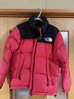 THE NORTH FACE ヌプシ ダウンジャケット レッド - メルカリ
