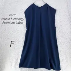 earth music & ecology/ワンピース/ネイビー/Vネック/F