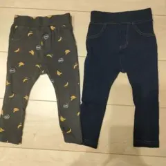 美品　Enjoyable 男女兼用　スパッツ 2点セット　80㎝