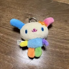 サンリオ ウサハナ デニムワッペン ぬいぐるみ キーホルダー