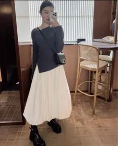 つづりささん着用！STUNNING LURE ニット　ネイビー