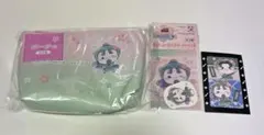 忍たま乱太郎　フリューくじ　ポーチ　クリアカード　立花仙蔵