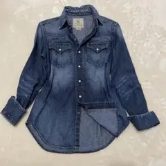 Ralph Lauren ウエスタンシャツ デニムシャツ サイズ4 インディゴ