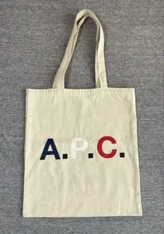 A.P.C. トリコロールロゴ キャンバストートバッグのサムネイル