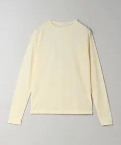 コットンナイロン天竺 シアー クルーネック Tシャツ