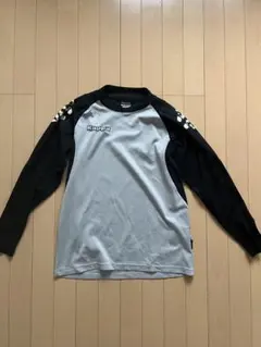 Kappa 長袖シャツ Lサイズ グレー/ブラック