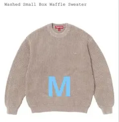 本日限定価格26ss supreme waffle sweater Supreme Washed Small Box Waffle Sweater Woodland Camo Men's - SS26