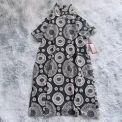 新品 koibitomisaki ジャガードサークル ワンピース M〜L グレーのサムネイル