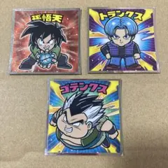 ドラゴンボールマン超SH コレクターシール　3枚セット　ドラゴンボール　シール