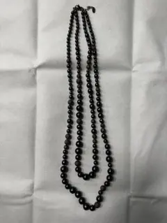 2連ブラックネックレス