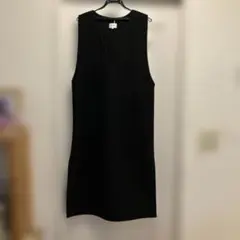 ジャンバースカート　ブラック