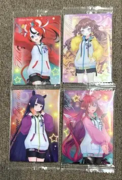 【匿名】ホロライブ ウエハースカード 4点セット