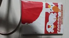 LAWSON からあげクンポンチョ レインコート レッド