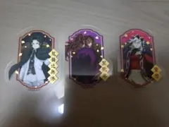 DAISO　鬼滅の刃クリアステッカー　鬼舞辻無惨 黒死牟 童磨