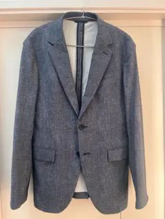 COMME CA MEN ビジネスジャケット Lサイズ ダークブルー