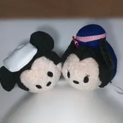 ディズニー　ツムツム　ミッキーとミニー ぬいぐるみマスコット