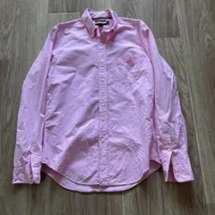 美品/polo ralph lauren/BD シャツ/rugby