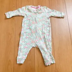 GAP フラワープリントロンパース 3-6ヶ月
