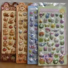 新品★3Dシール　ボンボンドロップ 4枚セット