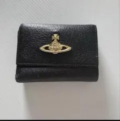 Vivienne Westwood 黒 三つ折り財布