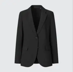★専用★美品　ユニクロ　UNIQLO 黒　感動ジャケットスッキリフィット　　L