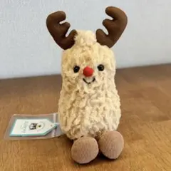 新作　新品　ジェリーキャット　トナカイ　ピーナツ　クリスマス　Lサイズ JELLY CAT - 新作 新品 ジェリーキャット トナカイ ピーナツ