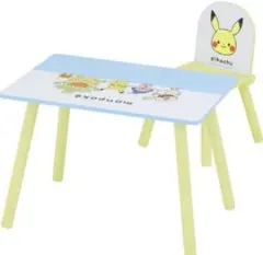 【新品】【定価9680円】カトージ キッズテーブル&チェア モンポケ　木製