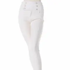 INGNI ハイウエストスキニー パンツ ホワイト ストレッチ Mサイズ