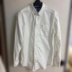 トミーフィルヒガー　L シャツ　ホワイト