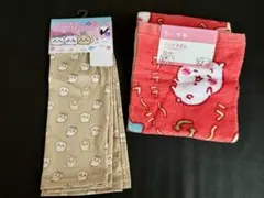 【新品未使用】ちいかわ ハンドタオル2枚組・アームカバー 55cm