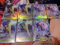 ワンピースカード ボルサリーノSR モンキー・D・ルフィSEC 7枚セット