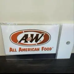 A&W ロゴ ステッカー