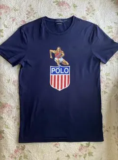 POLO RALPH LAUREN ネイビー Tシャツ レアデザイン