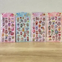 クライベイビー きゅんポップシール 4枚セット　ぷくぷくシール