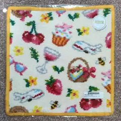 フェイラー ハンカチ JALコラボ ピクニックガーデン フチ イエロー