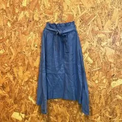 Mila Owen ミラオーウェン ロングスカート フレア ブルー レディース