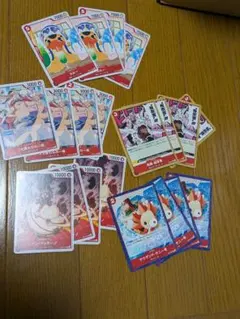 ワンピースカード　Anime 25th collection赤デッキ5種4枚ずつ