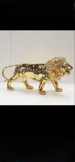 ゴールドライオン、シルバーライオン　オブジェ