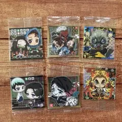 鬼滅の刃　シール　ウエハース　煉獄杏寿郎　伊之助　ステッカー　竈門兄妹