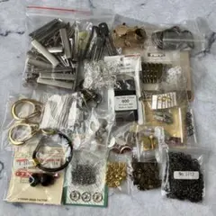 手芸パーツ まとめ売り ハンドメイド資材 金具 セット